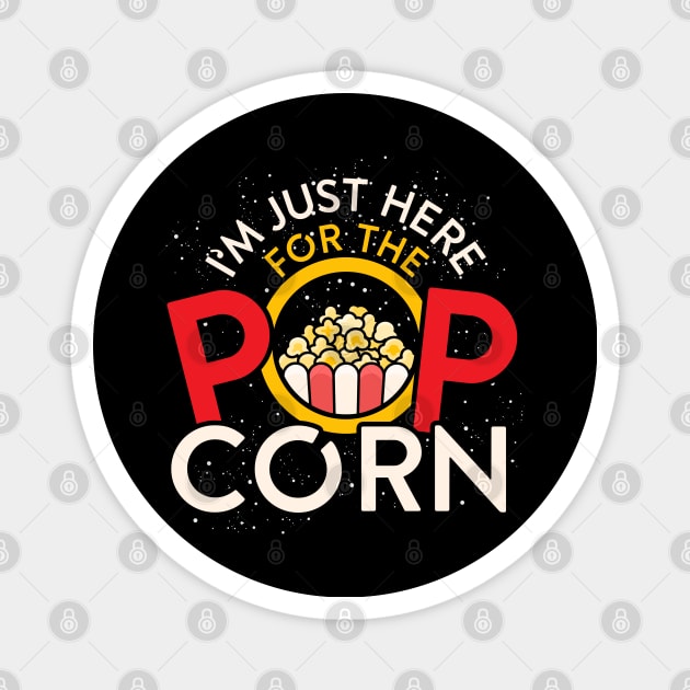 Cinema Snack Popcorn Magnet by ShirtsShirtsndmoreShirts